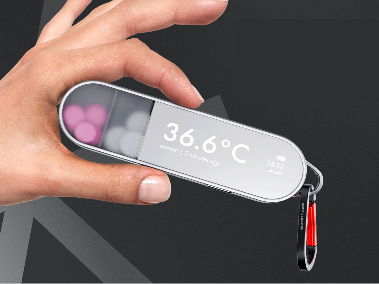 thermometer pill box reminder concept 04 - plare.