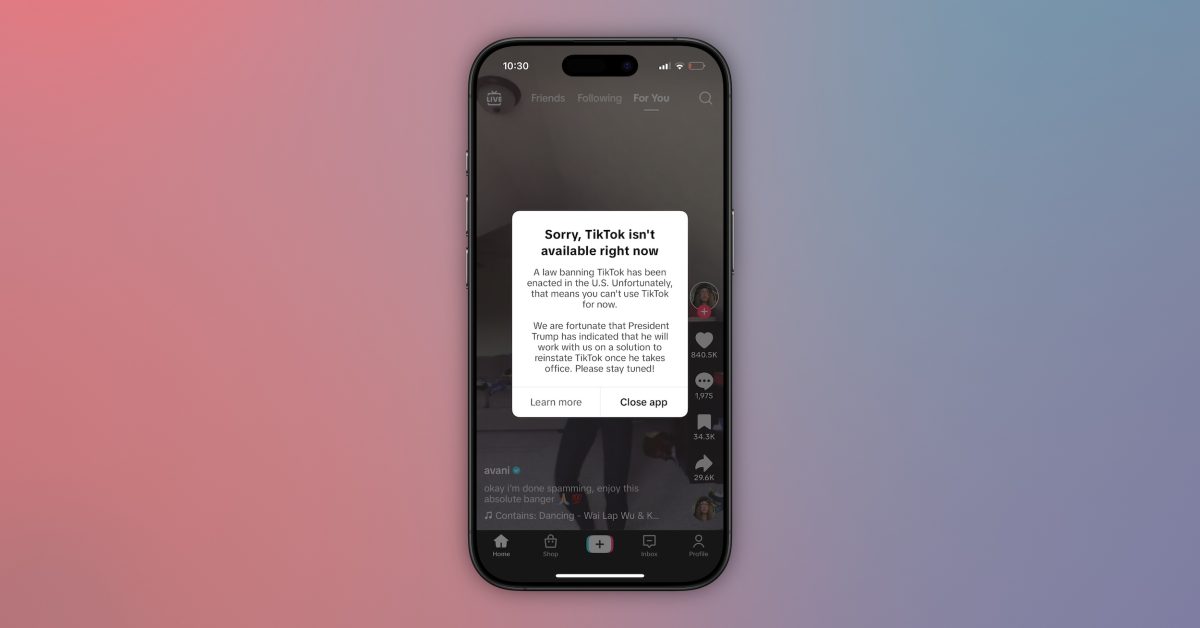 tiktok banned official - plare.