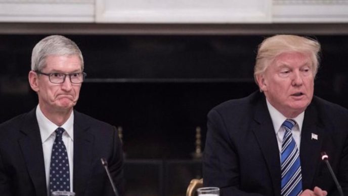 tim cook donald trump - plare.