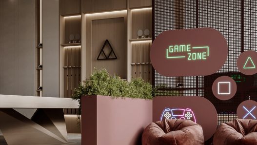 vibrant gaming room concept 02 - plare.