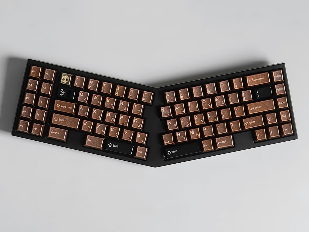 Awekeys Viking Antiques Metal Keycaps Set hero - plare.