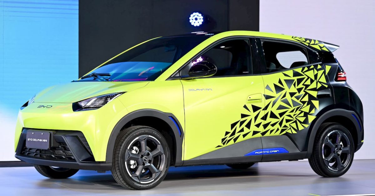 BYD cheapest EV Europe - plare.