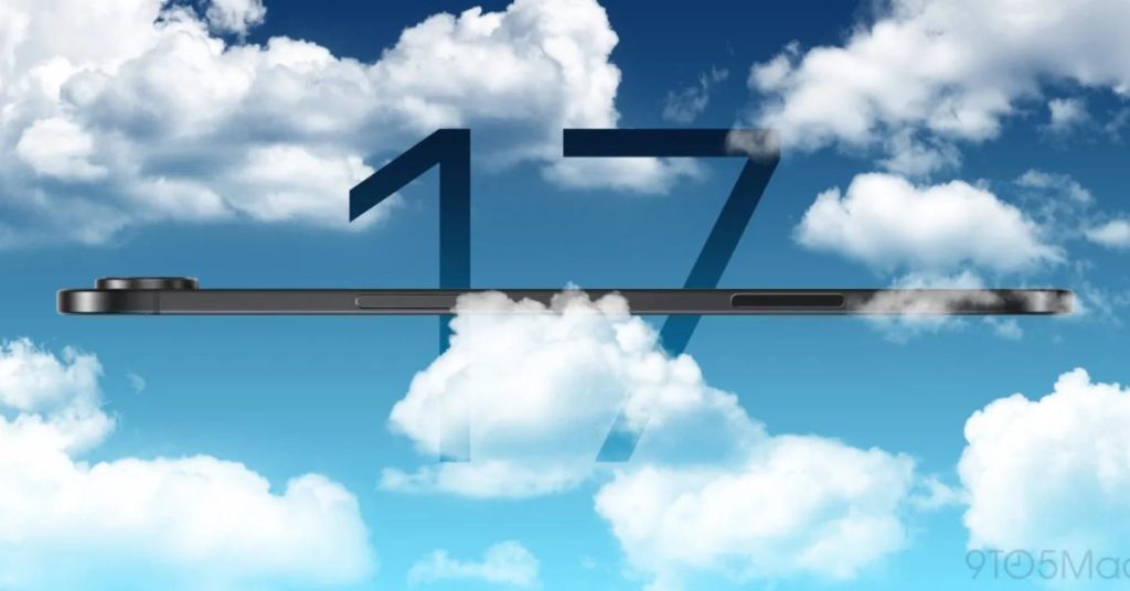 L’iPhone 17 air : finesse attendue et innovations avec bar de caméra