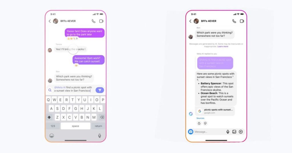 Lancement de Meta AI chatbot en Europe : innovation au cœur de la confidentialité et sans limite