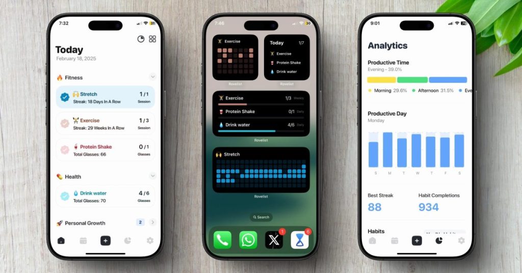 Boostez votre productivité avec rovelist : l’appli de suivi d’habitudes avec rappels et défis motivants