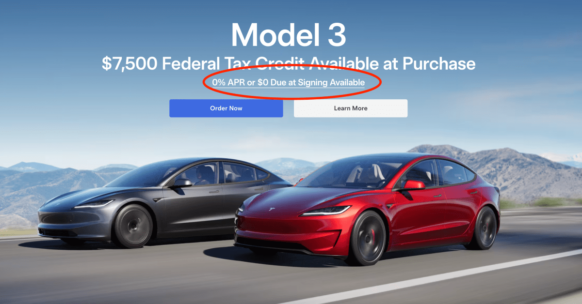 Tesla Model 3 0 APR - plare.