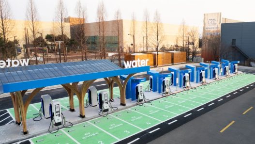 Water South Korea charging hub - plare.