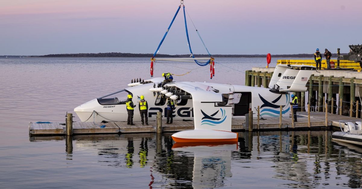 Worlds first electric seaglider - plare.