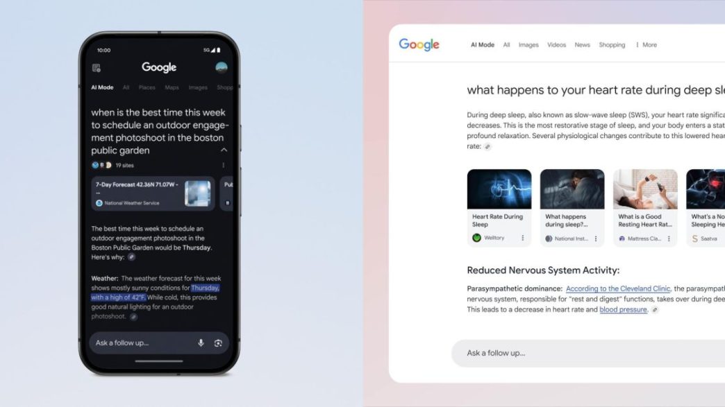 google transforme la recherche avec l'annonce d'un mode IA innovant