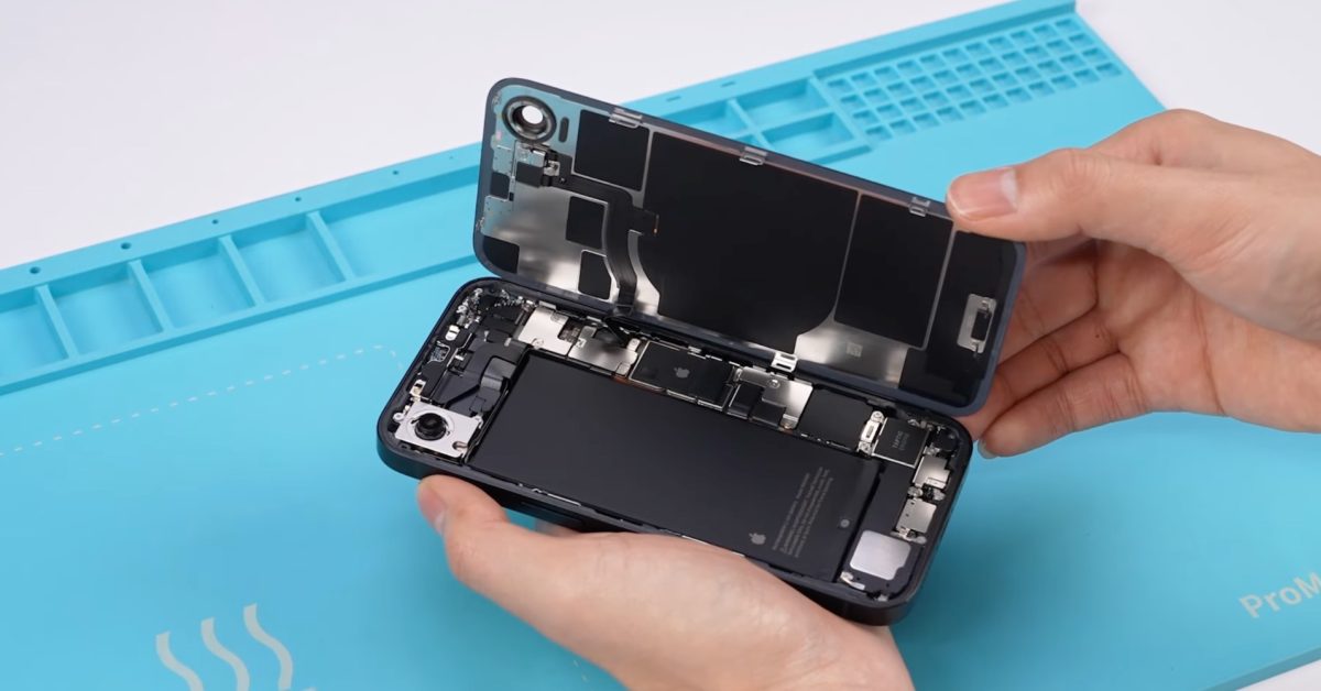 iPhone 16e teardown - plare.