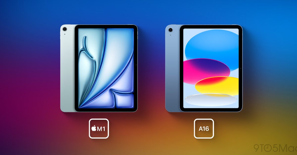ipad air m1 vs ipad a16 - plare.