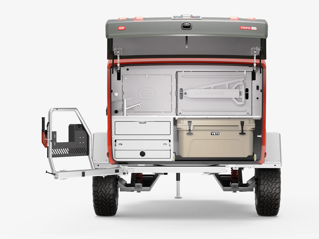 1744205254 100 Decouvrez le Camping Car Teardrop Special VTT Escapod TOPO2 avec Atelier - plare.