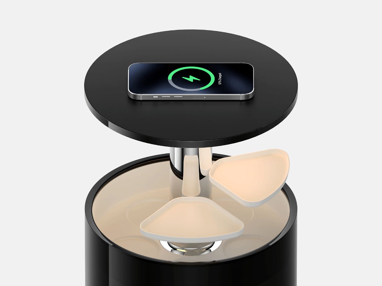 1744378540 93 Table Robotic Innovante Un Frigo Integre et Systeme Son - plare.