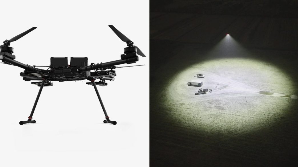 Besoin de lumière ? Ce drone à 56K€ couvre un terrain de football entier