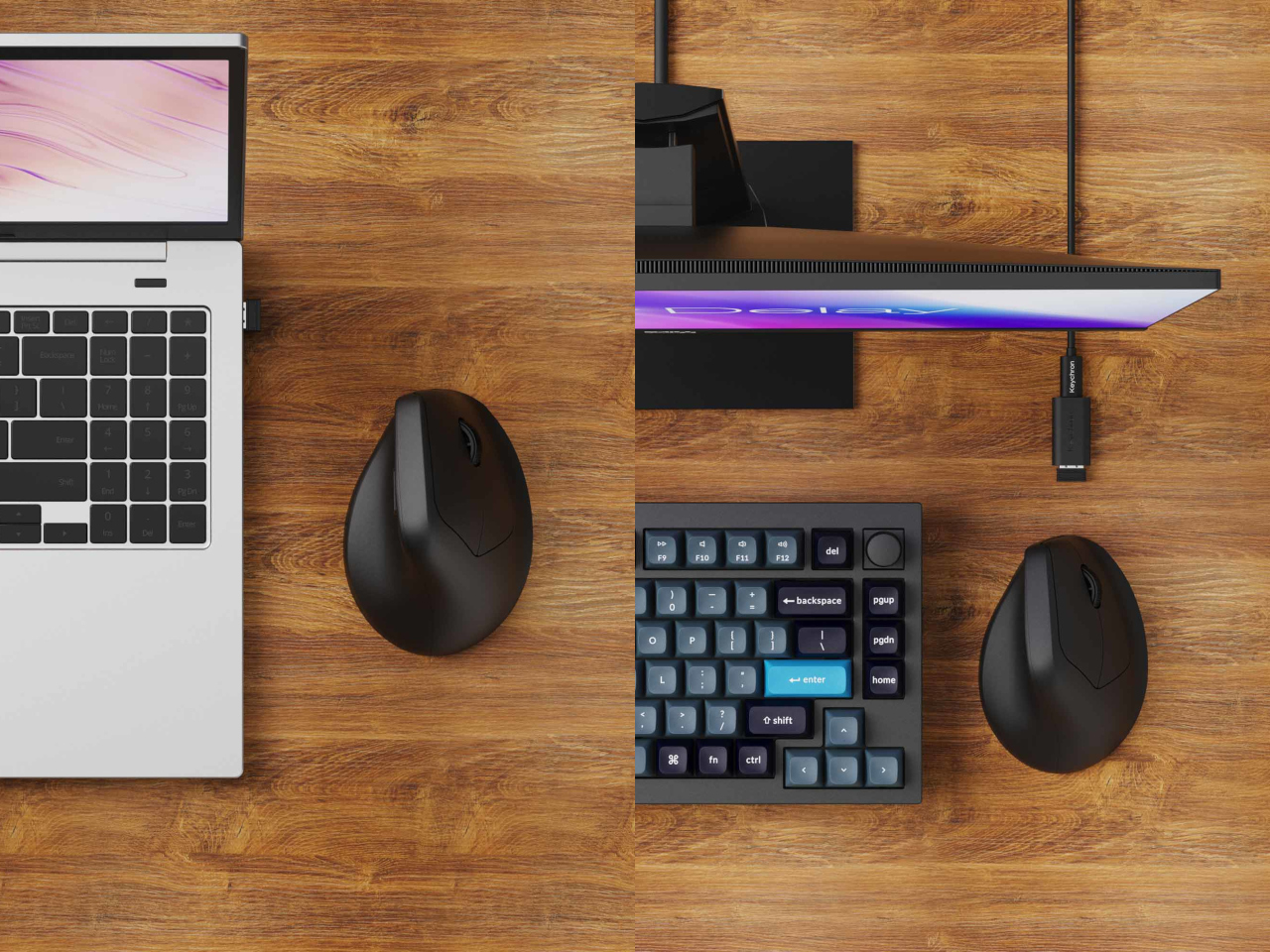 1744899772 895 Decouvrez la souris ergonomique verticale Keychron M5 Le secret - plare.
