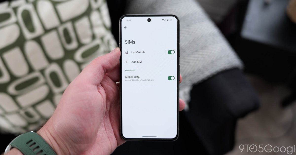 Android pourrait ajouter la sauvegarde de votre carte SIM, améliorant ainsi la sécurité des données mobile