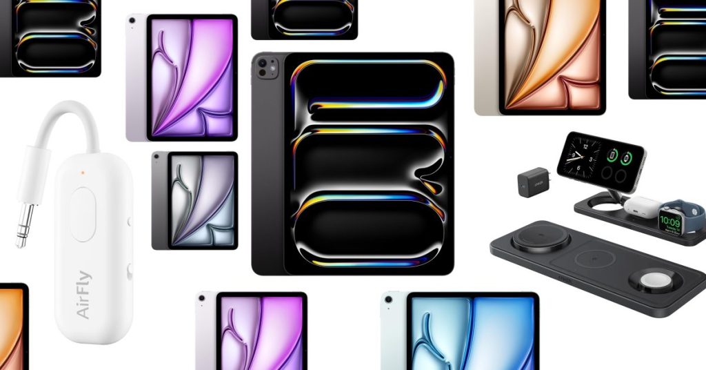 M4 iPad Pro et M2 iPad Air : la station de charge Qi2 15W et autres nouveautés fascinantes sur 9to5Mac