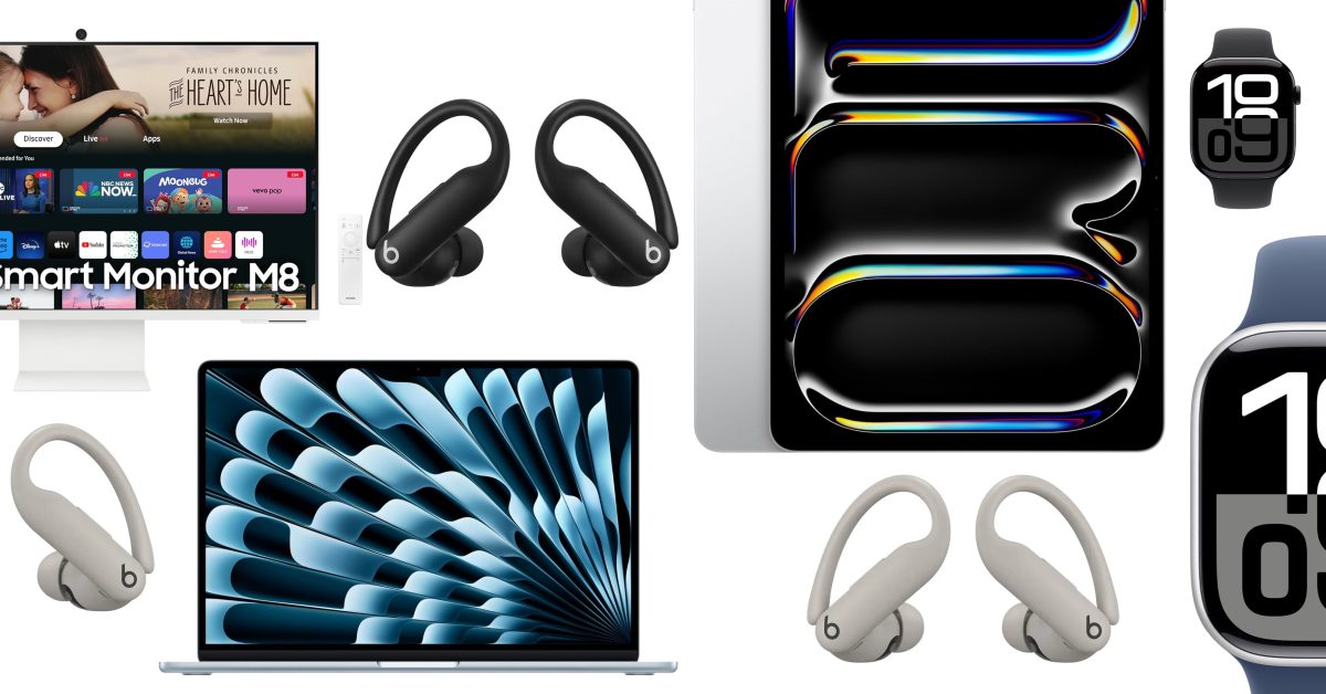 Apple deals Powerbeats Pro 2 iPad Pro monnitors - plare.