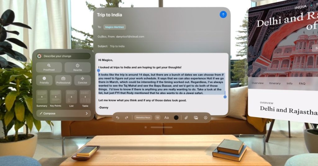 Apple Vision Pro : l’innovation de l’intelligence artificielle limitée à l’anglais US