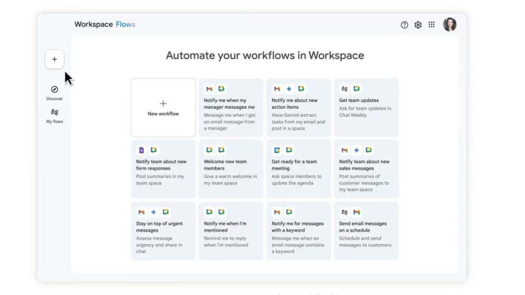 Google lance Workspace Flows : l'automatisation révolutionnaire avec Gemini Gems
