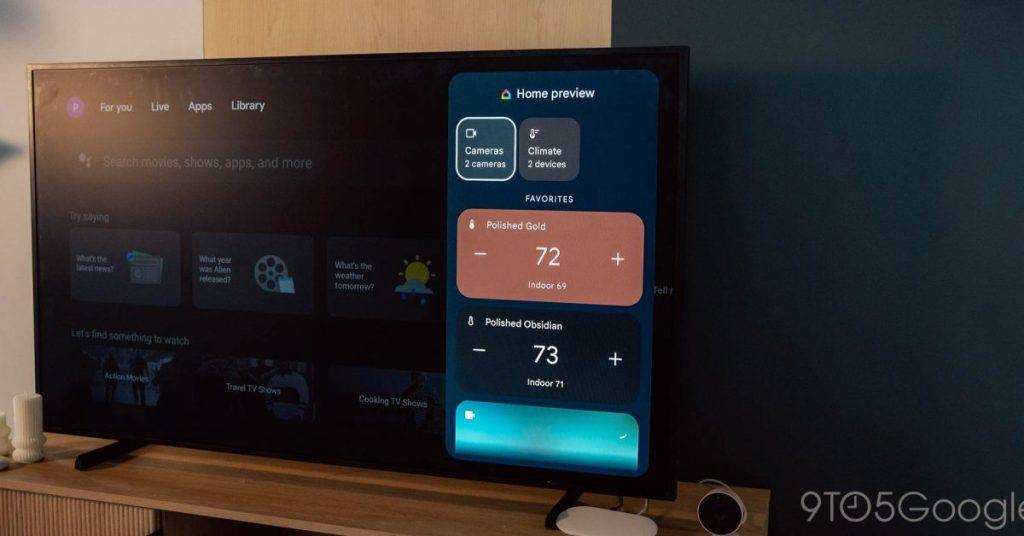 Home Panel disponible sur Chromecast avec Google TV : fonctionnalités améliorées et expérience utilisateur enrichie