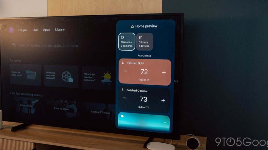 Home Panel disponible sur Chromecast avec Google TV : fonctionnalités améliorées et expérience utilisateur enrichie