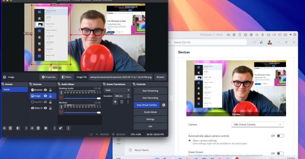Parallels Desktop : mise à jour avec support d’obs et des périphériques usb, plus d’options pour une virtualisation optimisée