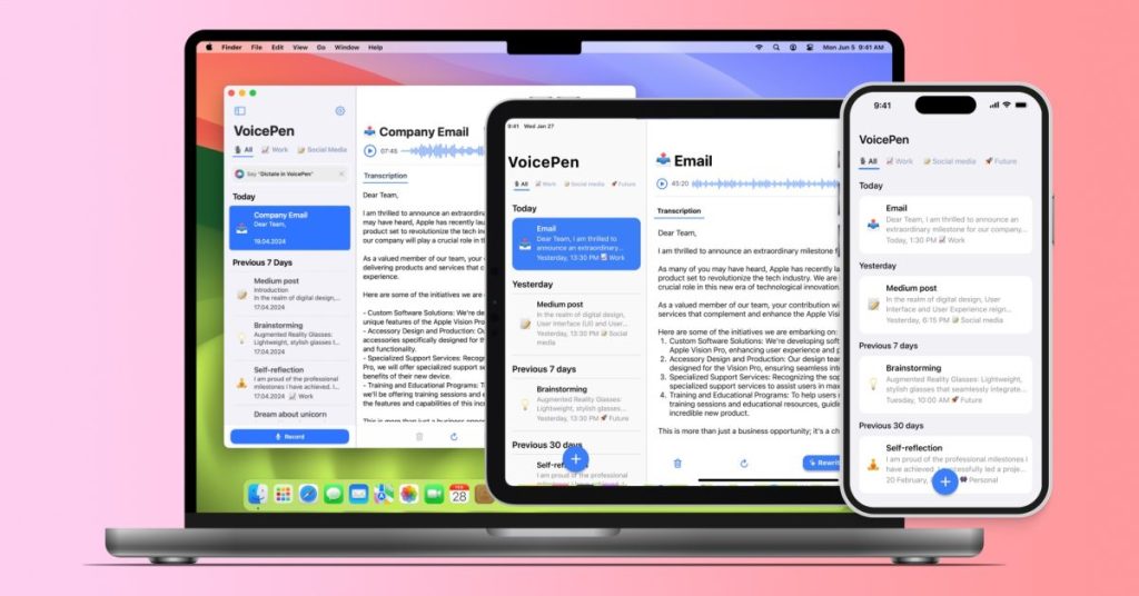 Optimisez vos réunions avec VoicePen : l’application qui transforme vos discours en notes textuelles efficaces