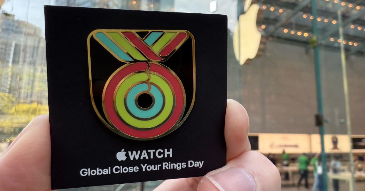 apple watch close rings pin - plare.