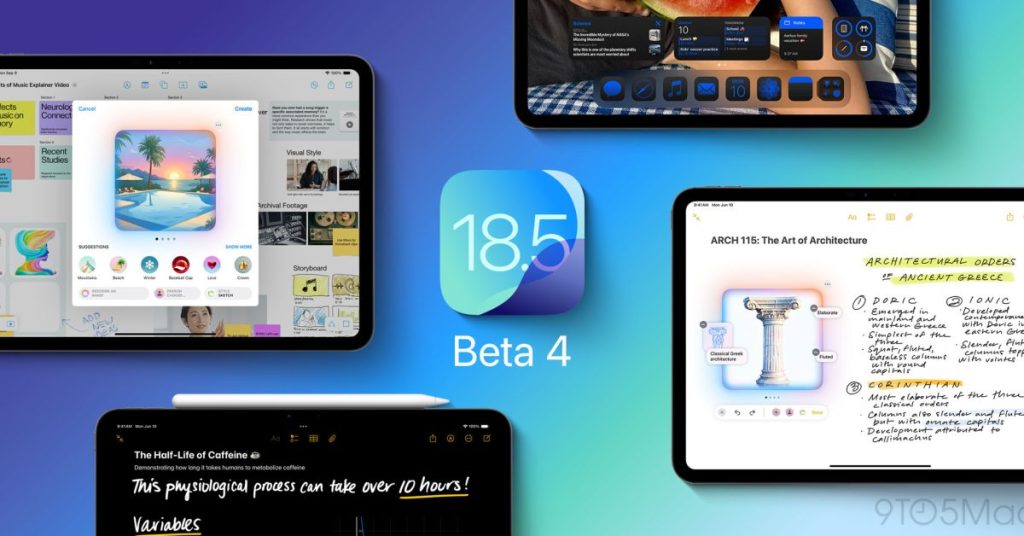 Apple dévoile la version beta 4 d’iOS 18.5 avec des fonctionnalités innovantes et des améliorations de performance