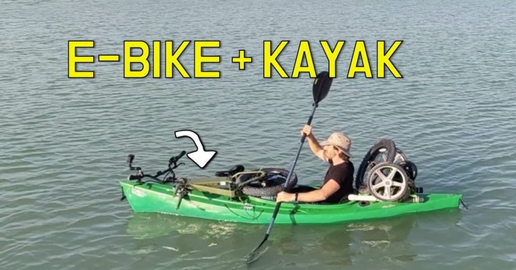 Expérience unique : camping kayak en eau libre avec un vélo électrique