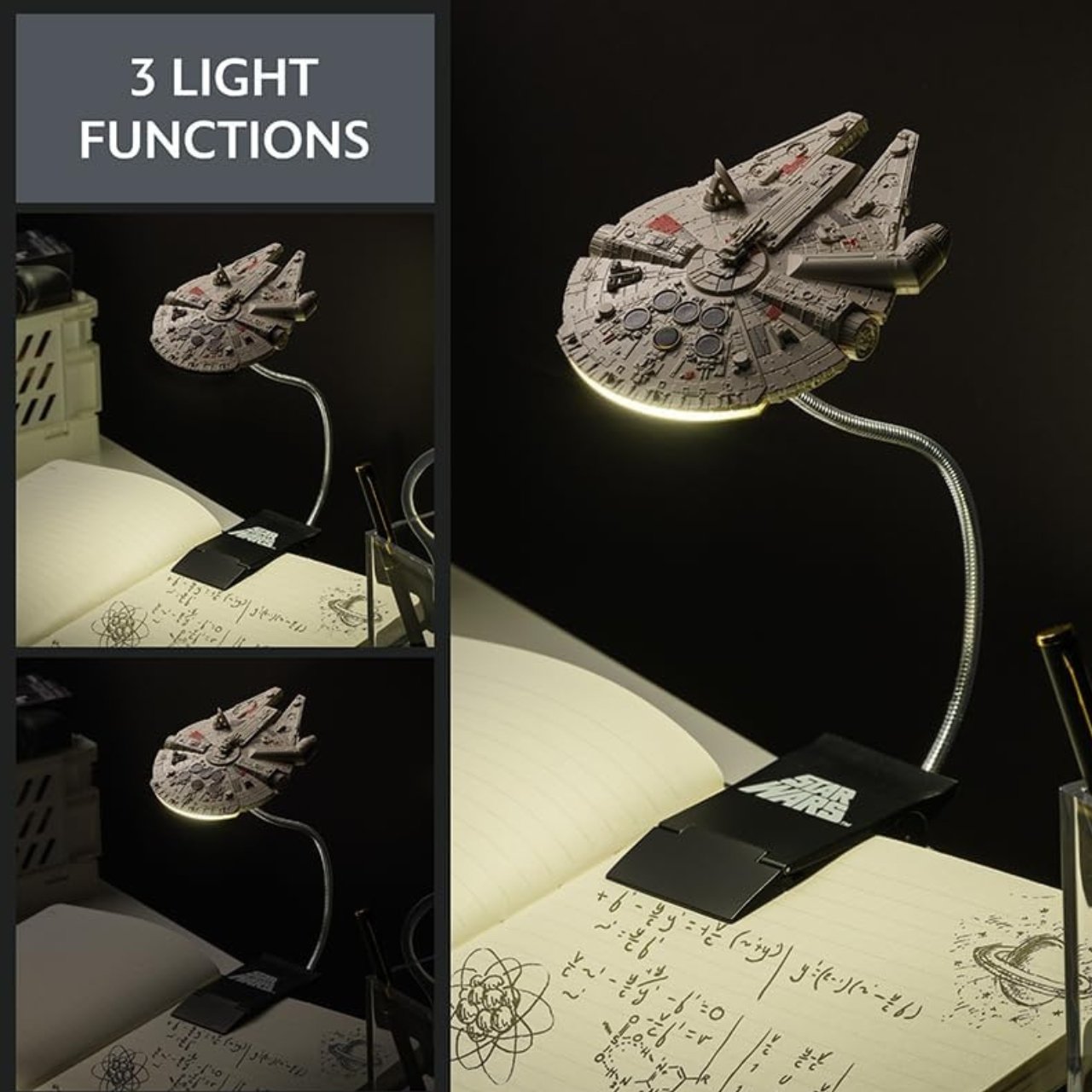 1746552805 813 Eclairez Votre Espace avec la Lampe Poseable Millennium Falcon - plare.