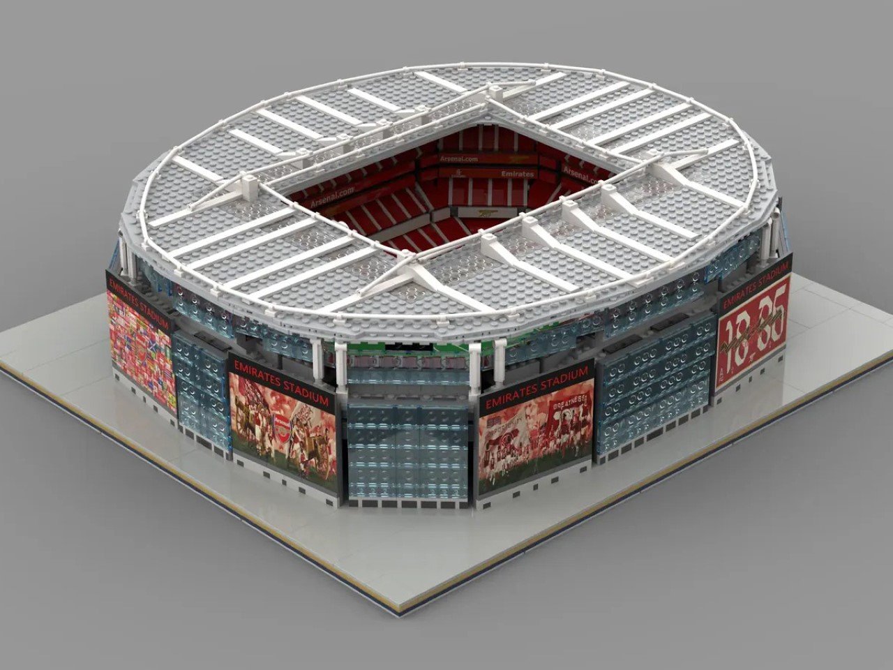 1746665015 648 Decouvrez la Replique du Stadium Emirates en LEGO Le - plare.
