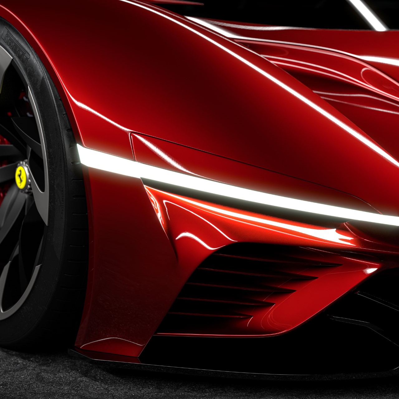1746824574 628 Decouvrez la Ferrari Testarossa EV le Concept Revolutionnaire qui - plare.