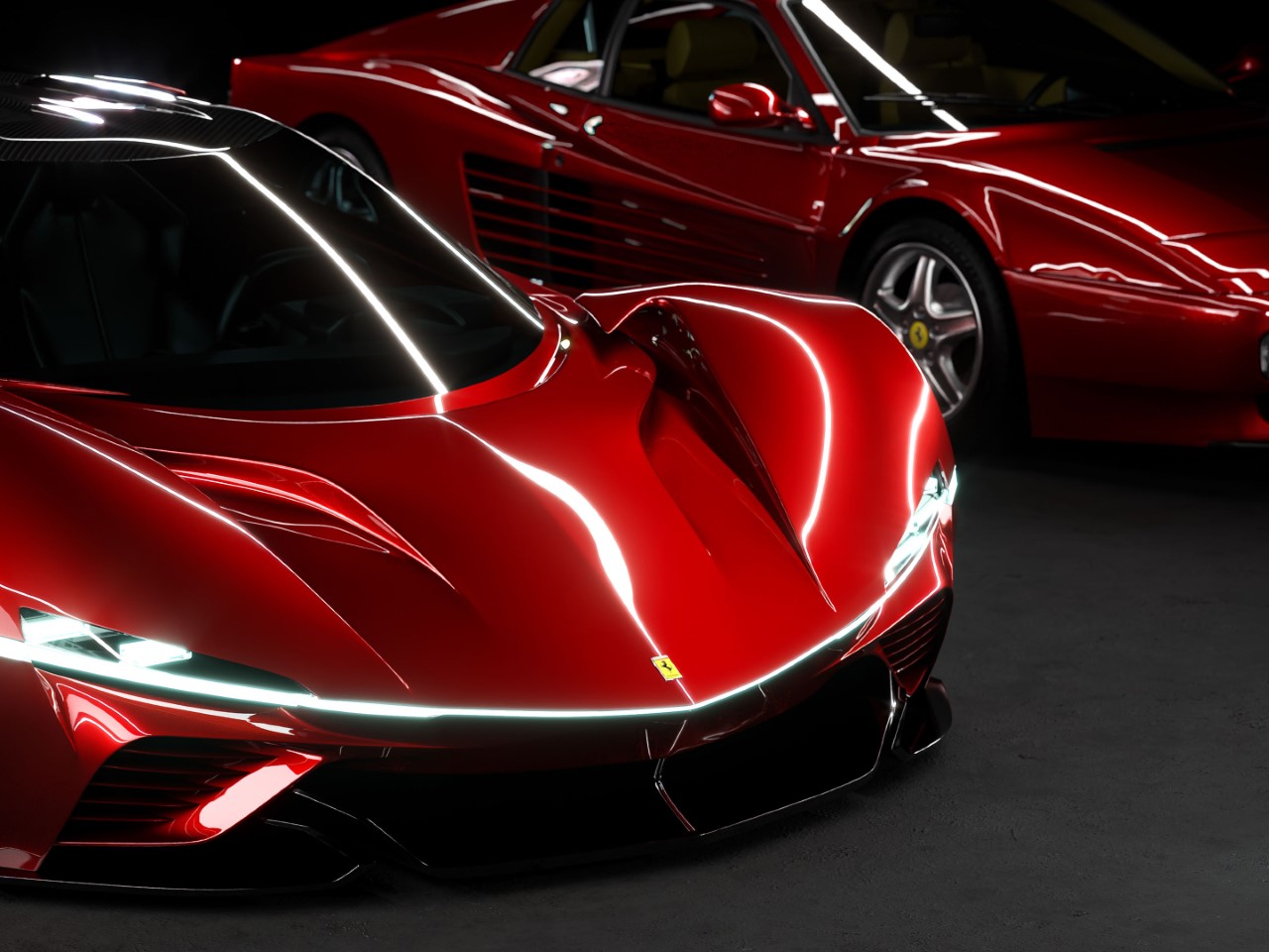 1746824577 593 Decouvrez la Ferrari Testarossa EV le Concept Revolutionnaire qui - plare.