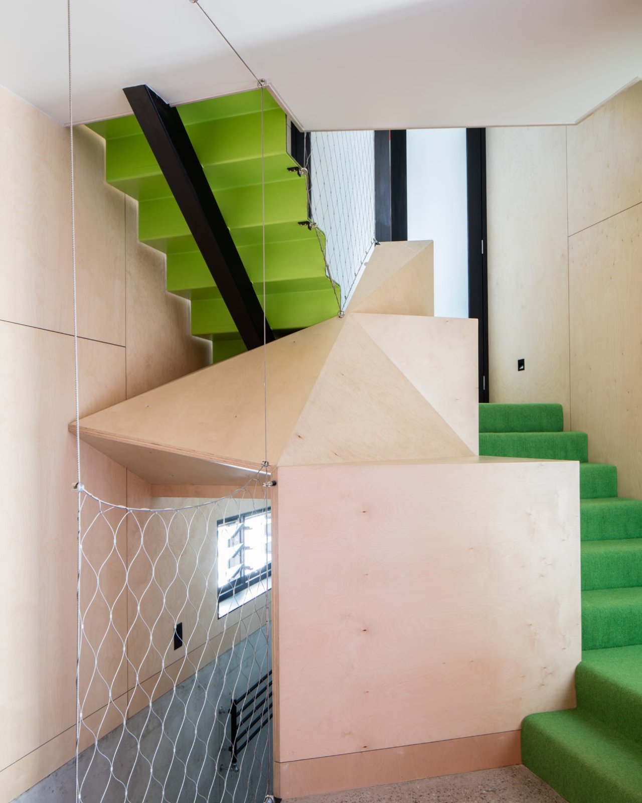 Intérieur de la Maison Triangulaire