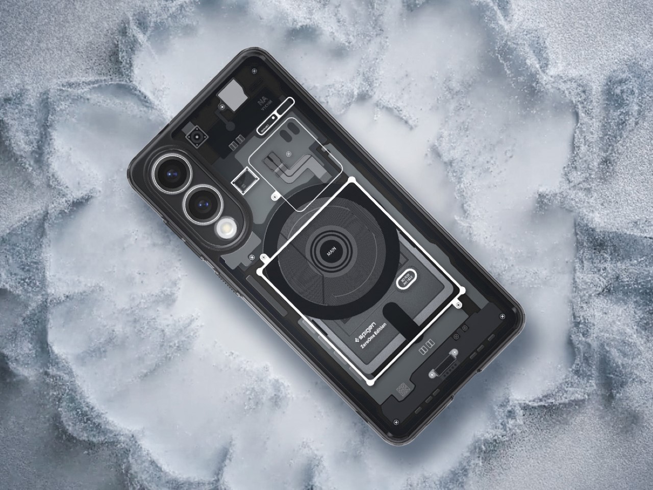 Etui Spigen UltraHybrid ZeroOne pour Galaxy S25 Edge - vue 3