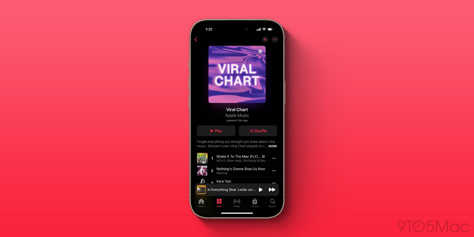 Apple Music révèle une playlist ‘Viral’ : le meilleur des titres tendance selon Shazam - plare. Apple Music Viral Shazam