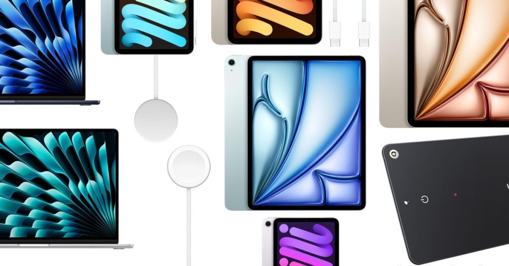 Nouveau matos tech : macbook air 24go, ipad air m2 et carte find my sur 9to5mac