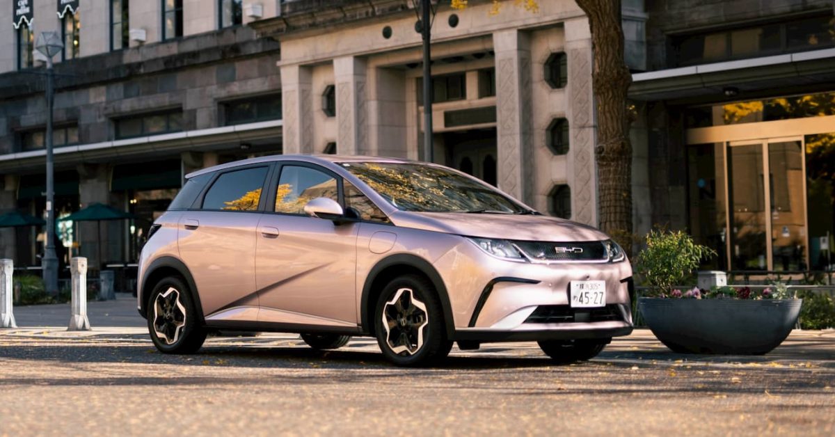 BYD mini EV - plare.