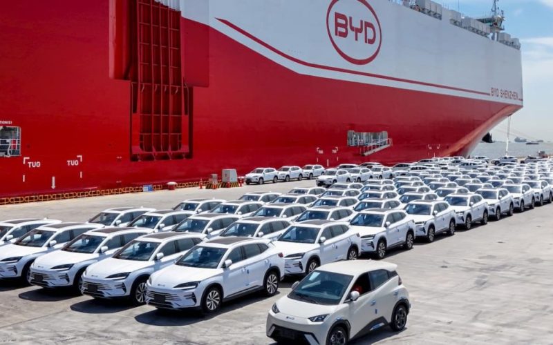 BYDs largest car transport ship 1 - plare.
