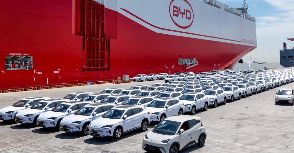 BYDs largest car transport ship 1 - plare.