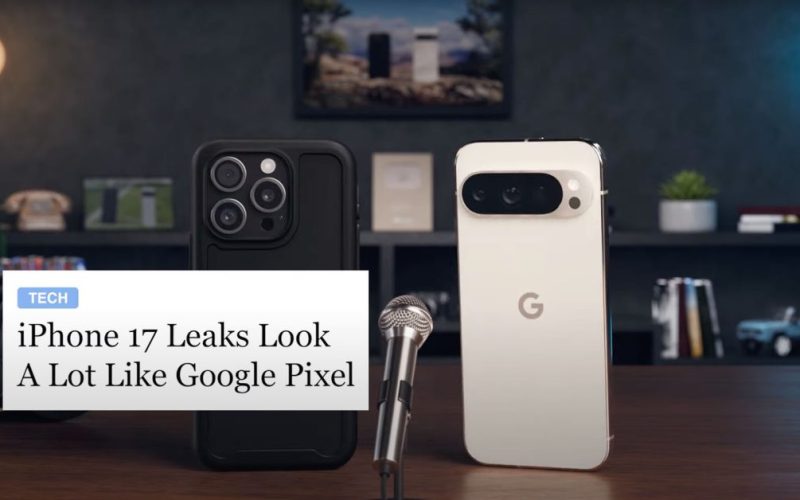 Cringeworthy Google ad mocks the iPhone 17 design even before it launches Video - plare.