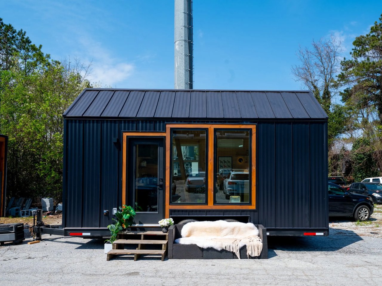 Decouvrez ce Tiny Home Scandinave a 50K Modernite et - plare.