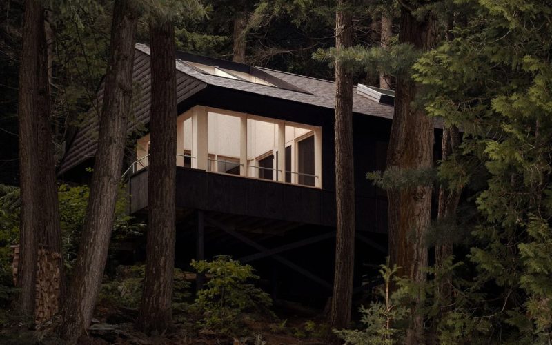 Decouvrez cette Cabane Ecologique Autonome au Bord du Lac Parfaite - plare.