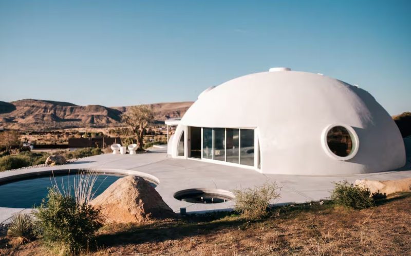 Decouvrez cette incroyable maison en forme de dome une - plare.
