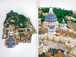 Decouvrez cette incroyable replique du Vatican en LEGO de 67 - plare.