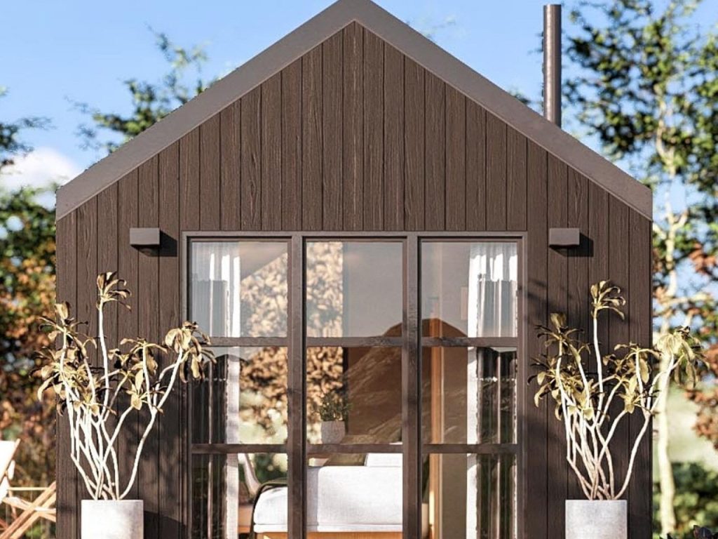 Découvrez l’Harmonie Parfaite : Design Australien Moderne et Charme Classique d’une Tiny Home de Plain-pied !