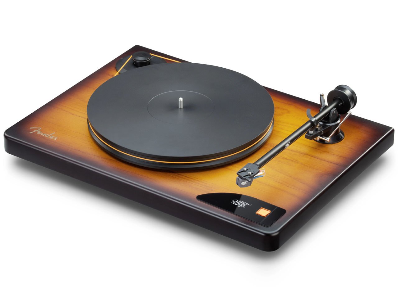 Decouvrez la MoFi x Fender American Vintage Turntable Un - plare.
