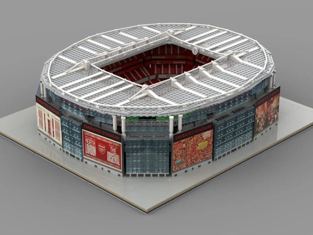 Découvrez la Réplique du Stadium Emirates en LEGO : Le Rêve Éveillé de Tous les Supporters d’Arsenal !